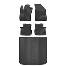 Frogum TPE Tappetini+Portabagagli Set per Fiat Tipo dal 2015 TPE set di tappeti