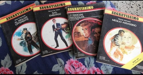 Sei libri spionaggio - sei, di