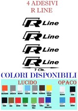 4 Adesivi LOGO R LINE per