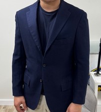 Kiton Napoli Silk Cotton Navy