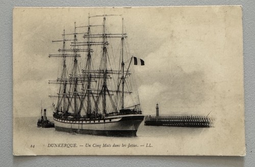 Cpa dunkerque cinque alberi - cpa, un