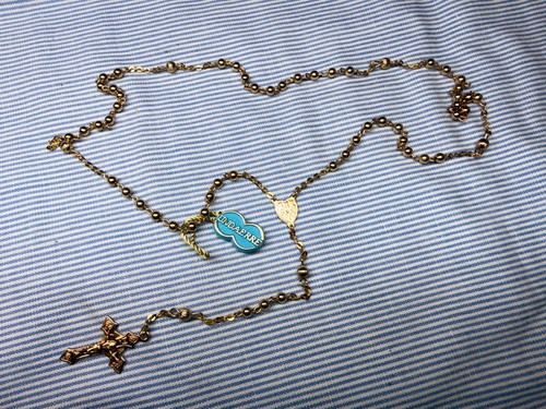 Catenina rosario argento - in,