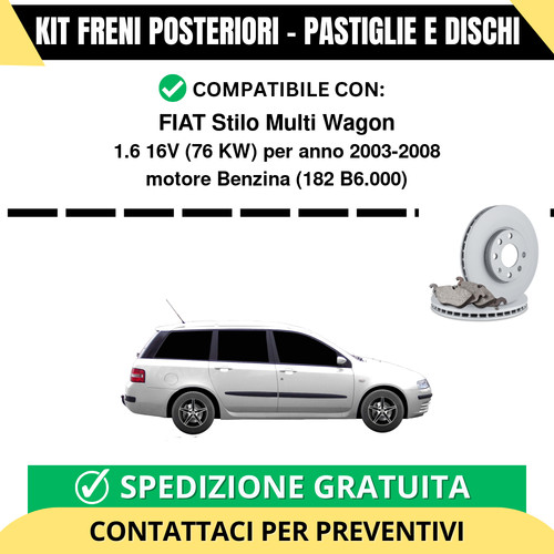 Kit freni posteriori - kit, per