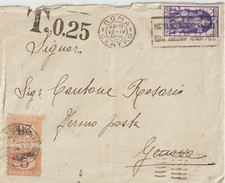 1934 50c fiume isolato - fiume,