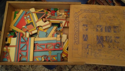 Vecchio gioco legno giant - legno,