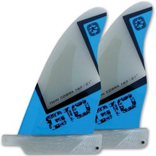 Tekknosport Finne G-10 Twin Cobra 155 US Box Windsurf Twinser Pin