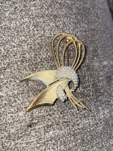 Cora spilla fiocco vintage oro - cora,