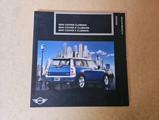 Mini Cooper Clubman, D, S Brochure In Lingua Italiana 2007