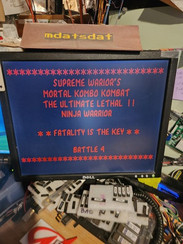 Mortal kombat pcb - 1, jamma
