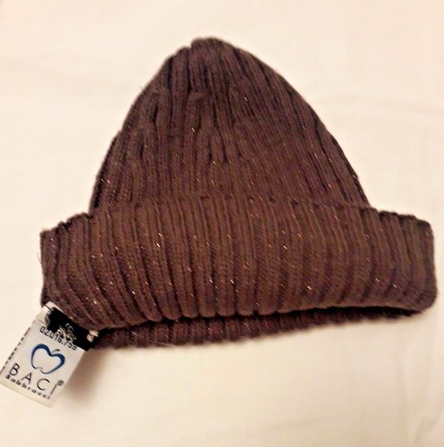 Cappello marrone lurex - marrone, baci