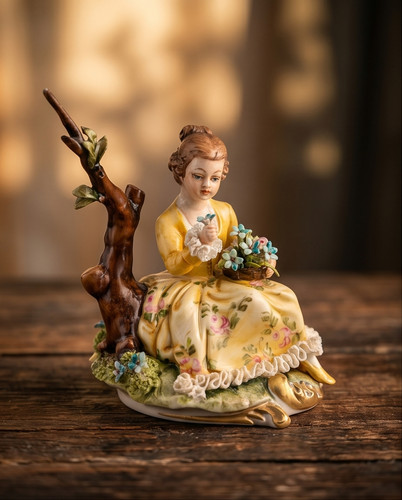 Capodimonte porcelain figurine - capodimonte,