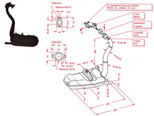 Scarico Marmitta per Vespa PK