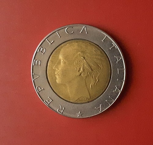 500 lire 1990 errore - 500,