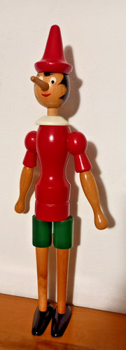 Pinocchio legno snodabile 48cm - legno,