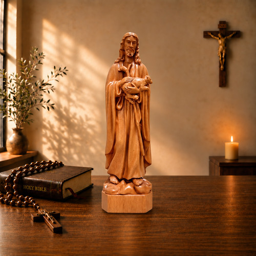 Statua gesù buon - statua,