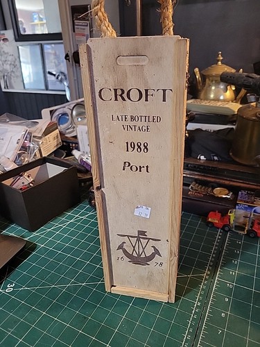 Croft port wine 1988 vintage - port,