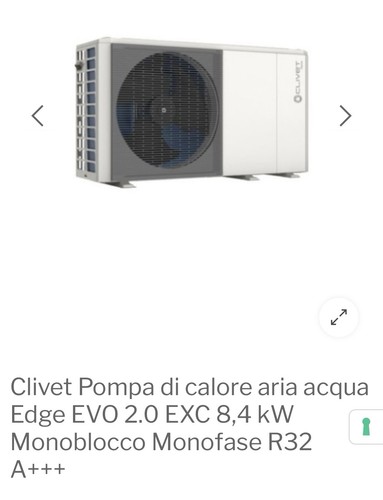 Pompa calore clivet edge - pompa,