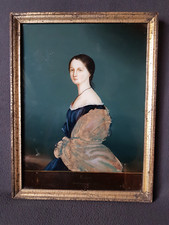 Antico quadro su vetro