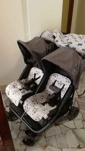 Passeggino gemellare brevi - gemellare,