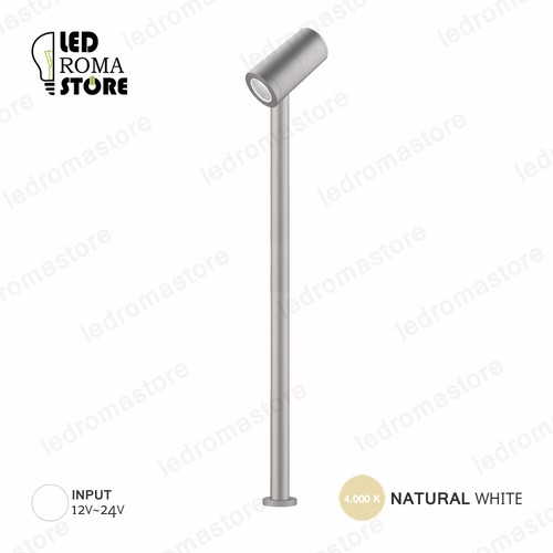 Palo led giardino - led, alluminio