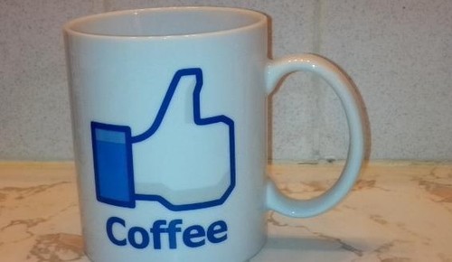 Tazza caffè facebook - tazza, like