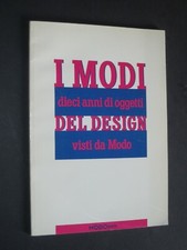 CRISTINA MOROZZI - DIECI ANNI DI OGGETTI DEL DESIGN - 1987 - DANESE ELAM MENPHIS