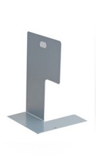 Fermalibri In Acciaio Grigio