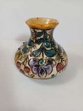 Vaso vintage Sesto Casstilli Sgraffitto stile italiano conosciuto da Zulimo Aretini piccolo