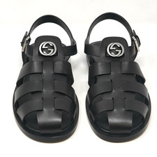 Gucci sandali uomo pelle nero