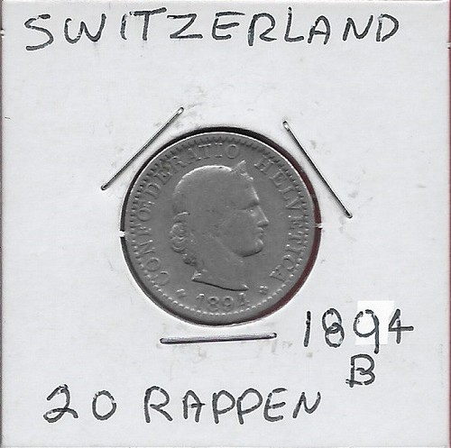 Svizzera rappen 1894 b - rappen, 1894-b
