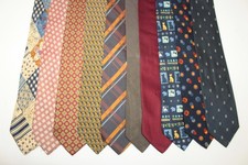 LOTTO 10 CRAVATTE KIROS in seta. Made in Italy F84228