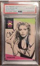 Taylor Dayne firmato 1991 PSA