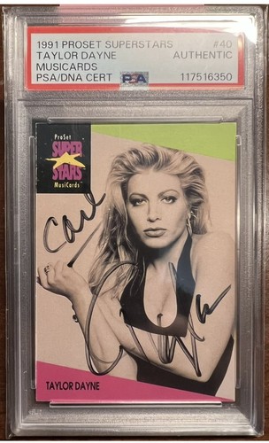 Taylor dayne firmato - firmato, psa
