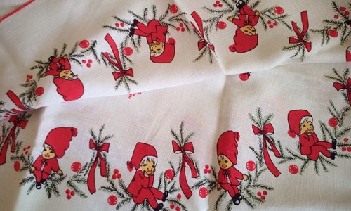 Tovaglia vintage lino tema - lino,