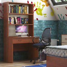 Scrivania ufficio porta computer con libreria e cassetto Scrivanie pc noce