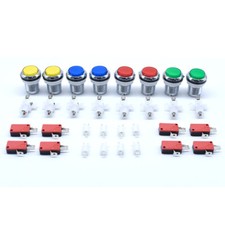 8 Pezzi 30mm Arcade Cromato