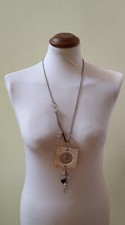 Collana lunga con ciondolo - collana, in