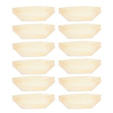  50 pezzi Vassoio da portata per barca da sushi Piatto a forma di barca da sushi