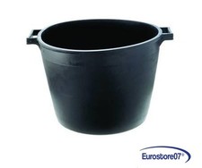 MASTELLO LT 40 + MANICI NERO VASO SECCHIO EDILIZIA GIARDINO FERR 243056