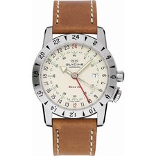 Orologio automatico svizzero GLYCINE Airman Base 22 GMT quadrante crema GL0201