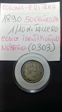 50 CENTESIMI Del 1890 "1/10 di