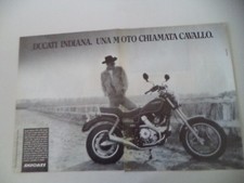 advertising Pubblicità 1987 MOTO DUCATI INDIANA 650
