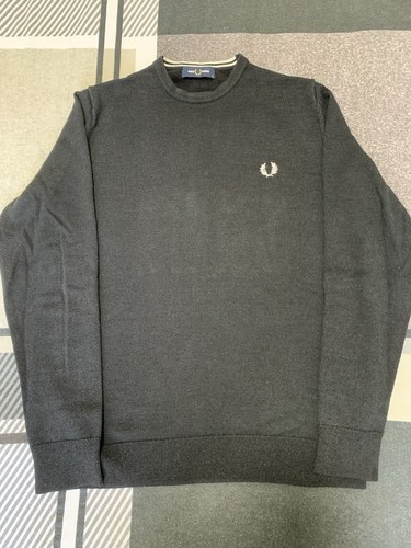 Fred perry felpa maglione - perry, nero