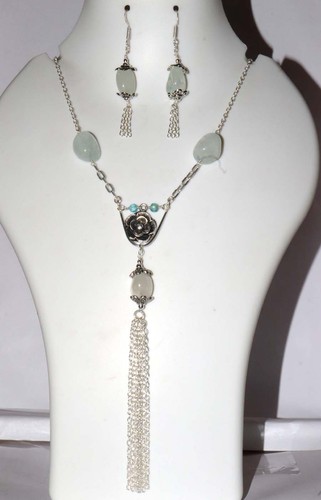 Set orecchini collana quarzo
