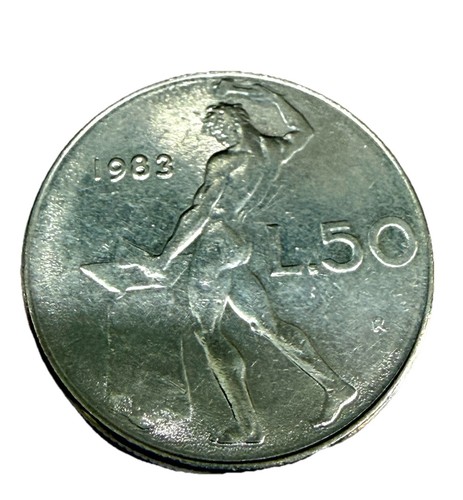 Moneta lire italia 1983 - 50,