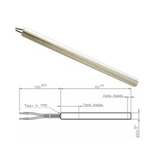 Resistenza Candeletta Stufa Pellet 300W 155mm EdilKamin Ravelli Nordica Itcamini