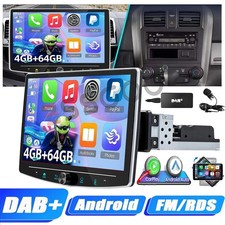 DAB+ 4+64GB Android 15 1 DIN