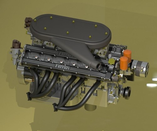 Motore ferrari gtb - ferrari, 365