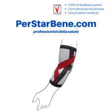 GOMITIERA ELASTICA CON FIBRA DI CARBONIO E TAPING INTEGRATO ELBOW - Tenortho