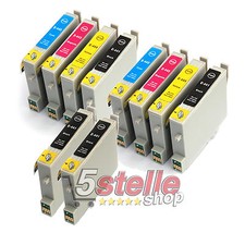 KIT 10 CARTUCCE PER EPSON